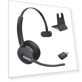 Hybrid Wireless Headset Dongle & Charging Stand — Headsets, Yealink