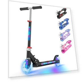 Light Up Kick Scooter — Push Scooters, TONBUX