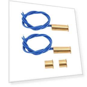 Magnetic Reed Switch AC220V Brass NC Wired Door Window Sensor Switch — Access Control Sensors, Neoglint