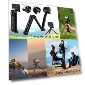 Action Camera Accessories Kit — Wearable Cameras, HONGDAK