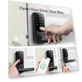 Built-in WiFi Smart Lock with Fingerprint — Smart Home Security, ULTRALOQ