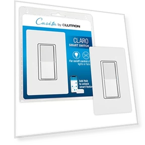 Claro Smart Switch with Wall Plate — Dimmer Switches, Lutron
