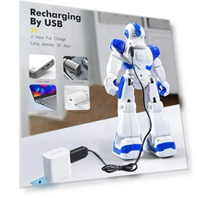 Intelligent Programmable Robot with Infrared Controller — Interactive Figures & Robots, ShanTou Shi ChengHai Qu ZhongYi WanJu ShiYe YouXian GongSi