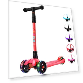 Kick Scooter with Light-Up Wheels — Push Scooters, Allek