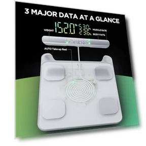 Smart Scale for Body Weight and Fat Percentage — Weight Management Tools, runstar
