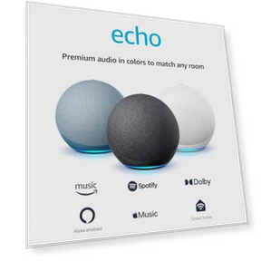 Alexa speaker with premium sound — Portable Audio, Amazon