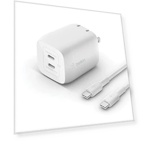 Dual USB-C GaN Wall Charger — Chargers, Belkin