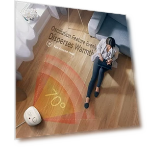 Oscillating Space Heater — Portable Heating Solutions, Comfort Zone