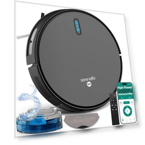 Robot Vacuum and Mop Combo — Smart Cleaning Robots, SereneLife