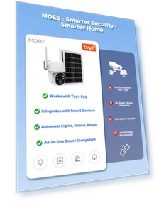 Solar Security Camera — Smart Home Security, MOES