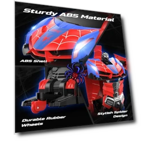 Spider RC Car Transform Robot — Remote Control Cars, DEERC