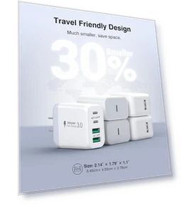 4 Port Fast Charging Block — Chargers, LCGENS
