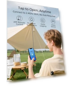 WiFi Deadbolt Smart Lock with Handle — Smart Home Hubs & Controllers, Philips