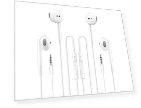 Wired Headphones Earbuds with Microphone — In-Ear Headphones, Feefuzz