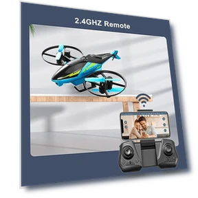 Foldable Drone with HD Camera — Aerial Photography Gear, 4DRC