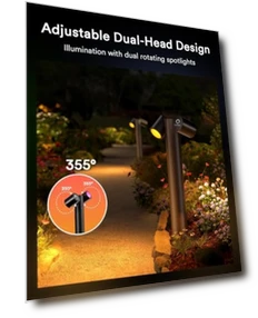 Smart Pathway Light Pro — Outdoor Security & Flood Lighting, Lumary