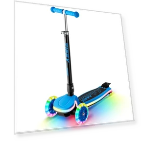 3-Wheel Light-Up Kids Scooter — Ride-On Toys, ZIFFY