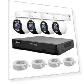4CH HD PoE NVR Security Camera System Kit — Complete Surveillance Systems, SriHome