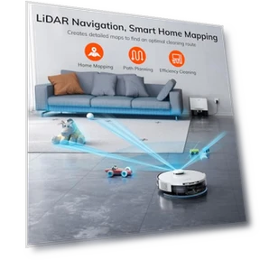 Robot Vacuum and Mop with Self Emptying Station — Smart Cleaning Robots, ILIFE