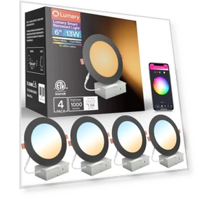 Smart WiFi Recessed Lights — Recessed Lighting, Lumary