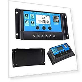30A 12/24V LCD Display Dual USB Solar Panel Battery Charge Controller — Chargers, loverapple