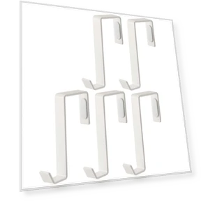 Set of 5 Door Hooks — Hooks, Yamazaki Jitsugyo