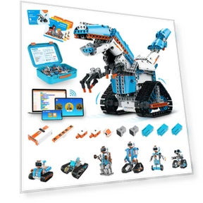 STEM Robot Coding Kit with Building Book — Construction Kits, Whalesbot