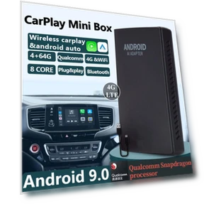 4G LTE Wireless CarPlay Mini Android Auto Ai Box Car Audio System — Stereo Receivers, loverapple