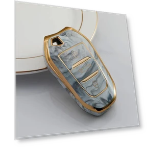 Jade Pattern Car Smart Key Case Cover — Key Holders & Accessories, Auto Parts Decorate