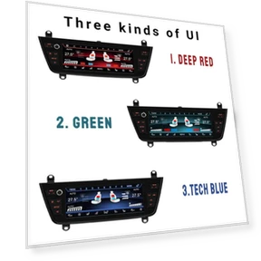 Touch Control Panel for Climate and Heater — Blend Door Levers, Topfactory