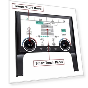 10-inch Touchscreen LCD Android Display for Climate Control — Display Modules, loverapple