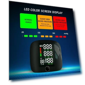 LED Wrist Blood Pressure Monitor — Blood Pressure Monitors, XuYiEC