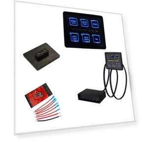 Universal 6-Key LED Touch Control Panel — Display Modules, loverapple