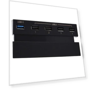 5-Port USB Hub High-Speed Controller Charger Splitter Extension Adapter — USB Hubs, Skyfree