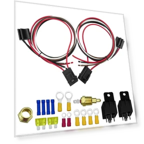 Electric Fan Relay Kit with Thermostatic Sensor — Blower & Fan, loverapple