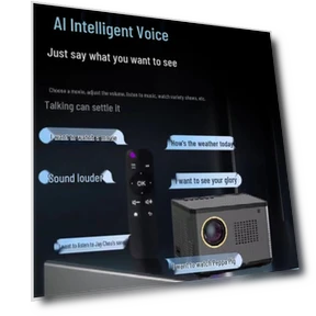 Portable Voice Projector HD Smart 5G — Home Theater Projectors, ElectroCN