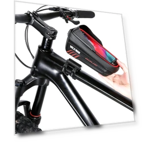 Quick-Release Bike Frame Bag with Touch Screen — Pack Accessories, JAPAN SPORTS