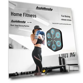 Smart Musical Boxing Wall Target for Stress Relief — Executive Desk, GigaFactory Warm Clothing