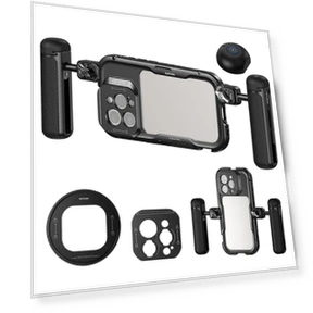 Smartphone Cage with Filters & Mount — Lens Attachments, NEEWER