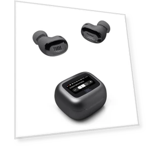 Wireless Earbuds with Smart Touch Display — In-Ear Headphones, JBL