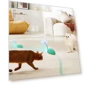Electric Silicone Mouse Toy with USB Charging — Cat Playthings, Fujeenn
