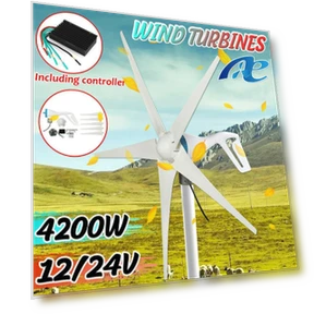 Horizontal Wind Turbine Generator — Solar & Wind Power, Decor Dream