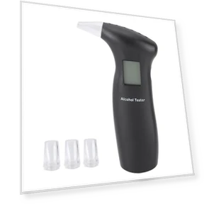 Portable Backlight Display Digital Semiconductor Sensor Breathalyser Alcohol Tester — Breath Alcohol Testers, OutsideWorld