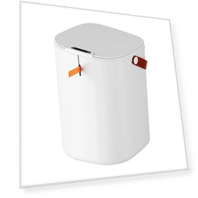 Touch Trash Can with Handle — Waste Baskets, OutsideWorld