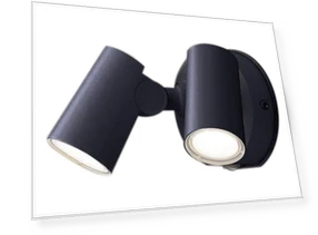 Wall Mounted LED Light Bulb Color Exterior Spotlight — Spotlights, Panasonic