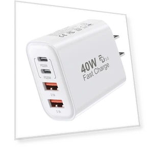 40W 4 Port Wall Plug Fast Charging Block — Chargers, Shenzhen Xihuida Electronics Co., Ltd.
