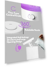 Sleek 2L Humidifier — Air Moisturizers, MEGAWISE