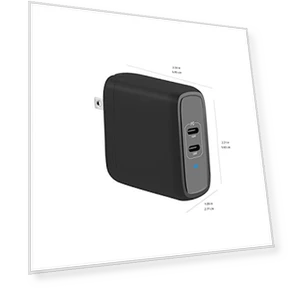 Two-Port USB-C Wall Charger — Chargers, Amazon
