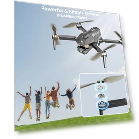 4K FPV Foldable Mini RC Drone — Drones, PLEGBLE