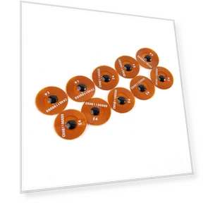 RFID Asset Management Tags — RFID, Scalloped Ocean